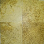 IMPERIAL GOLD CROSS CUT HONED AND FILLED TILE 18X18